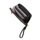 Cartera para mujer Hourly SLG negra con cierre