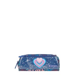 Lapicera Campbell corazones azul